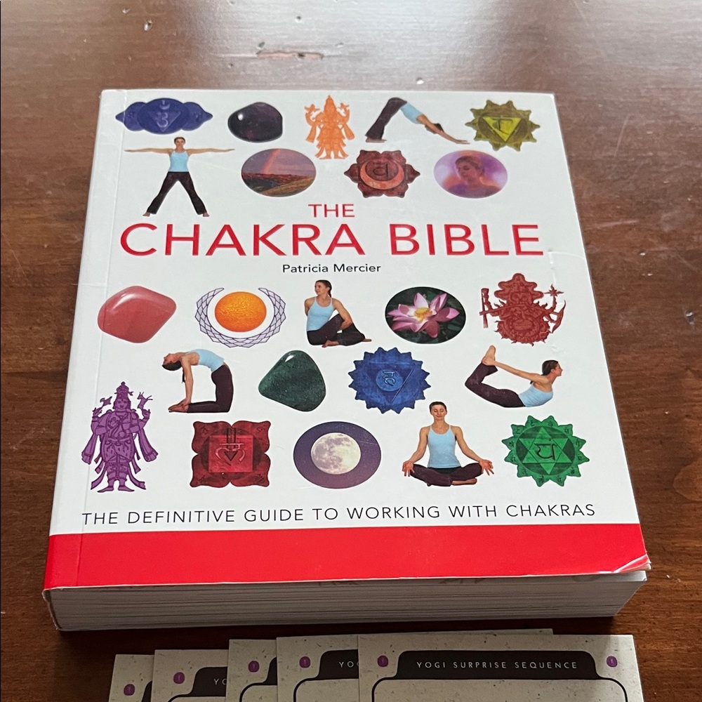 The Chakra Bible by Patricia Mercier - White and Red Cover